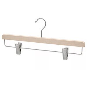 2 bumerang IKEA natural and Silver Closet Accessory Hanger. NWT.